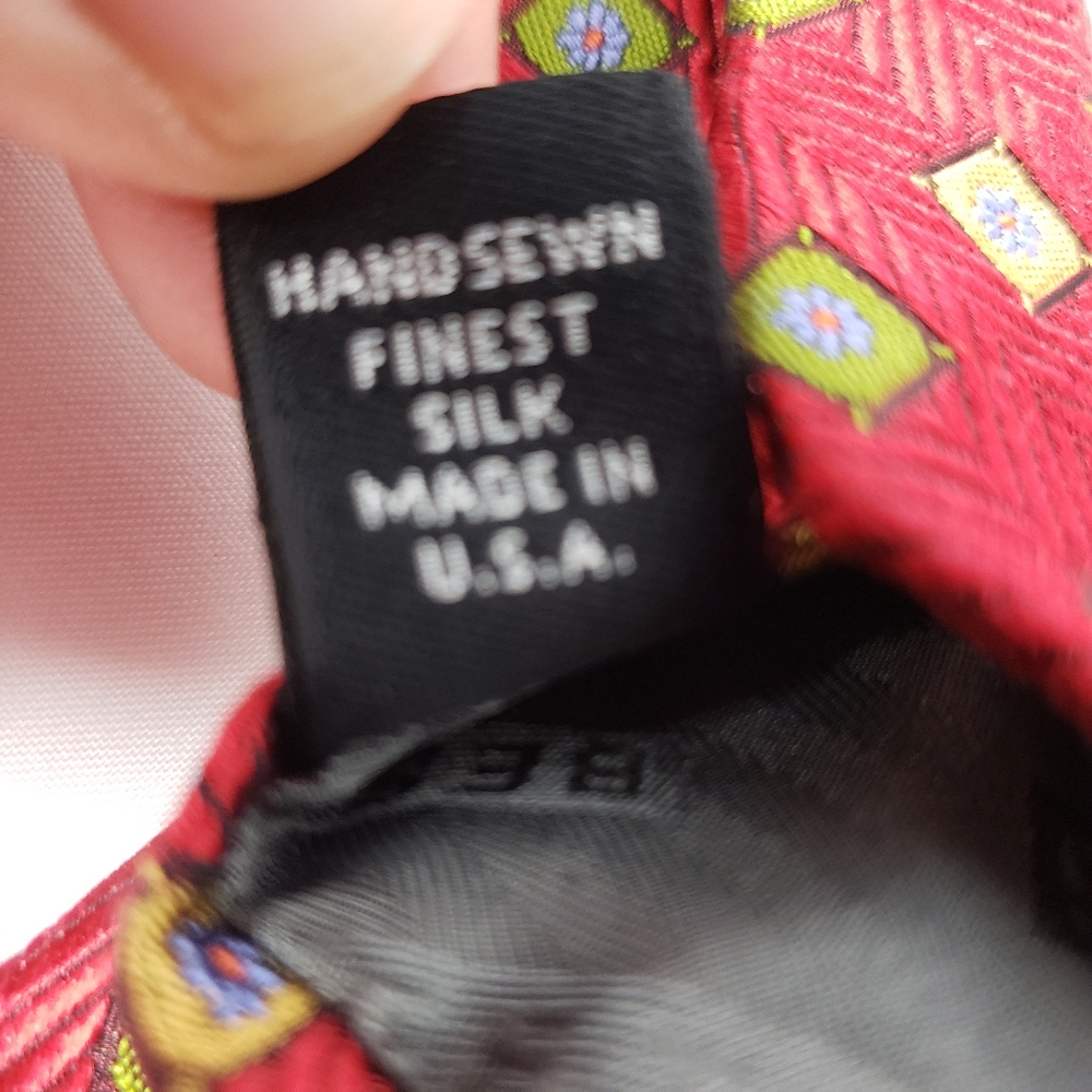 Robert Talbott Red Best of Class Silk Tie - Picture 5 of 6
